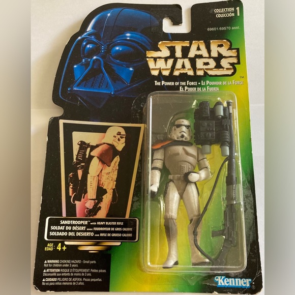 Star Wars Action Figure - Sandtrooper Sealed - 1996 POTF Kenner - Picture 1 of 2